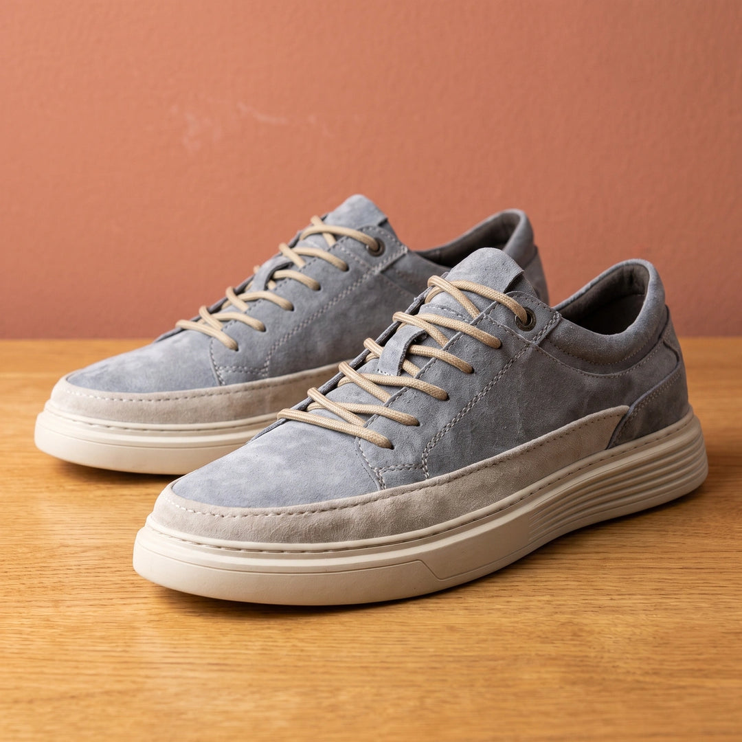 Fitzgerald Orthopedic Suede Sneakers - Gray