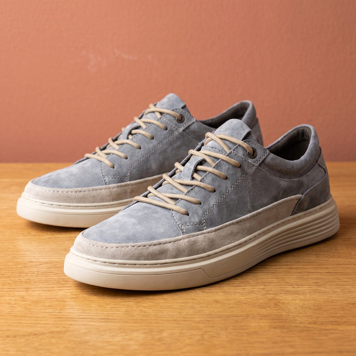 Fitzgerald Orthopedic Suede Sneakers - Gray