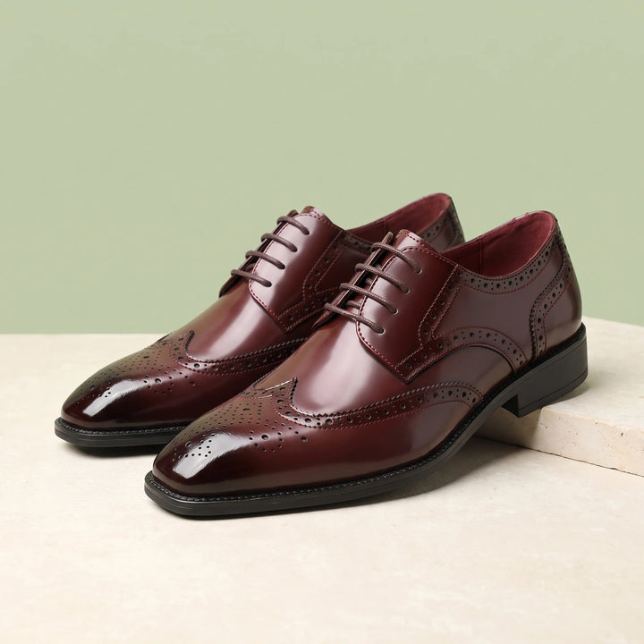 Ignatius Wingtip Brogue Oxford Shoes - Brown