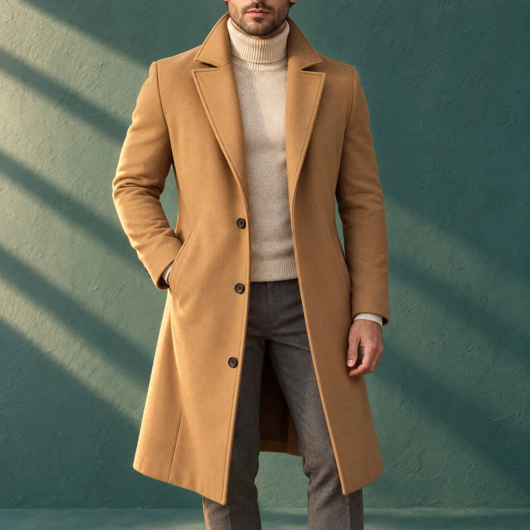 Joseph Wool Blend Longline Overcoat - Brown