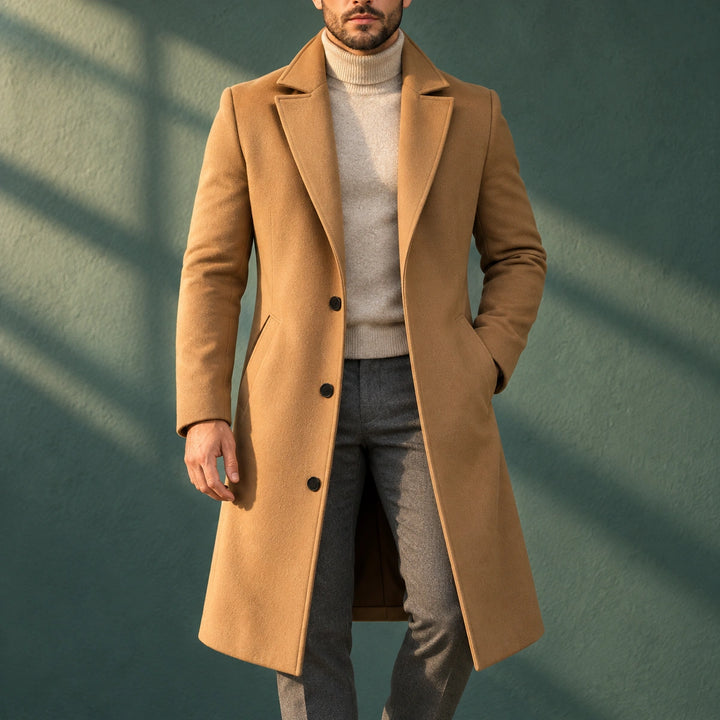 Joseph Wool Blend Longline Overcoat - Brown